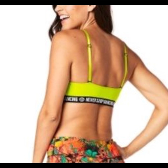 Zumba never stop dancing bra S excellent green - Picture 3 of 3